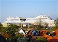 Ostsee Warnemünde Apartment mit Blick zum Schiffsverkehr